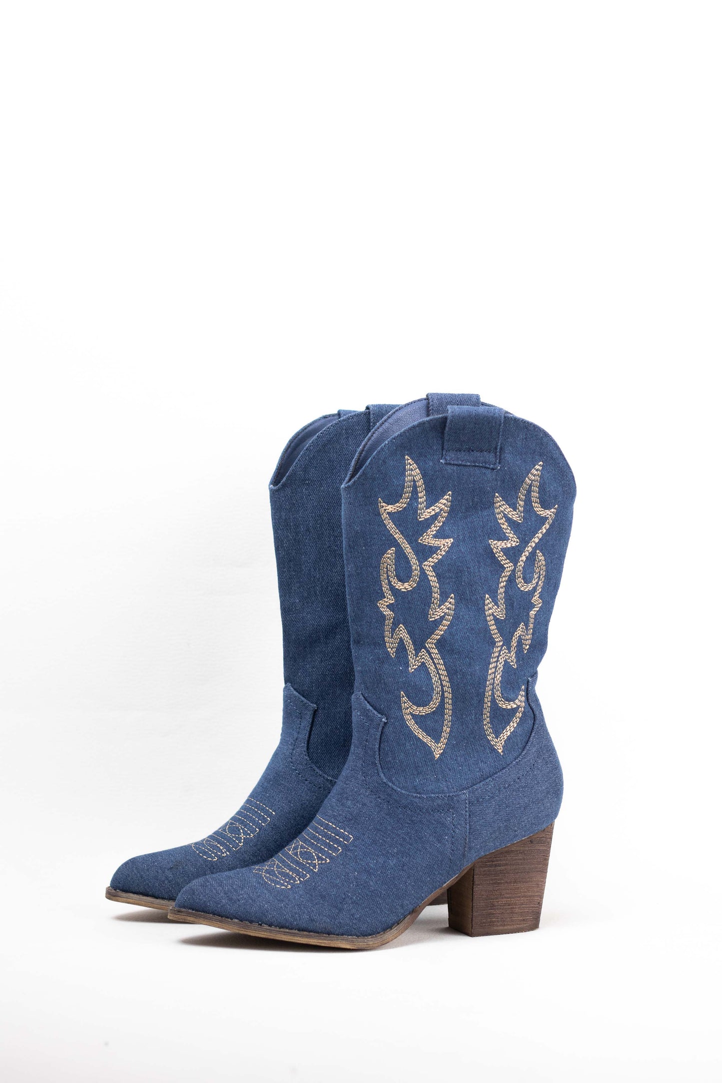 botas cowboy mujer con tacon cubano Negro 37