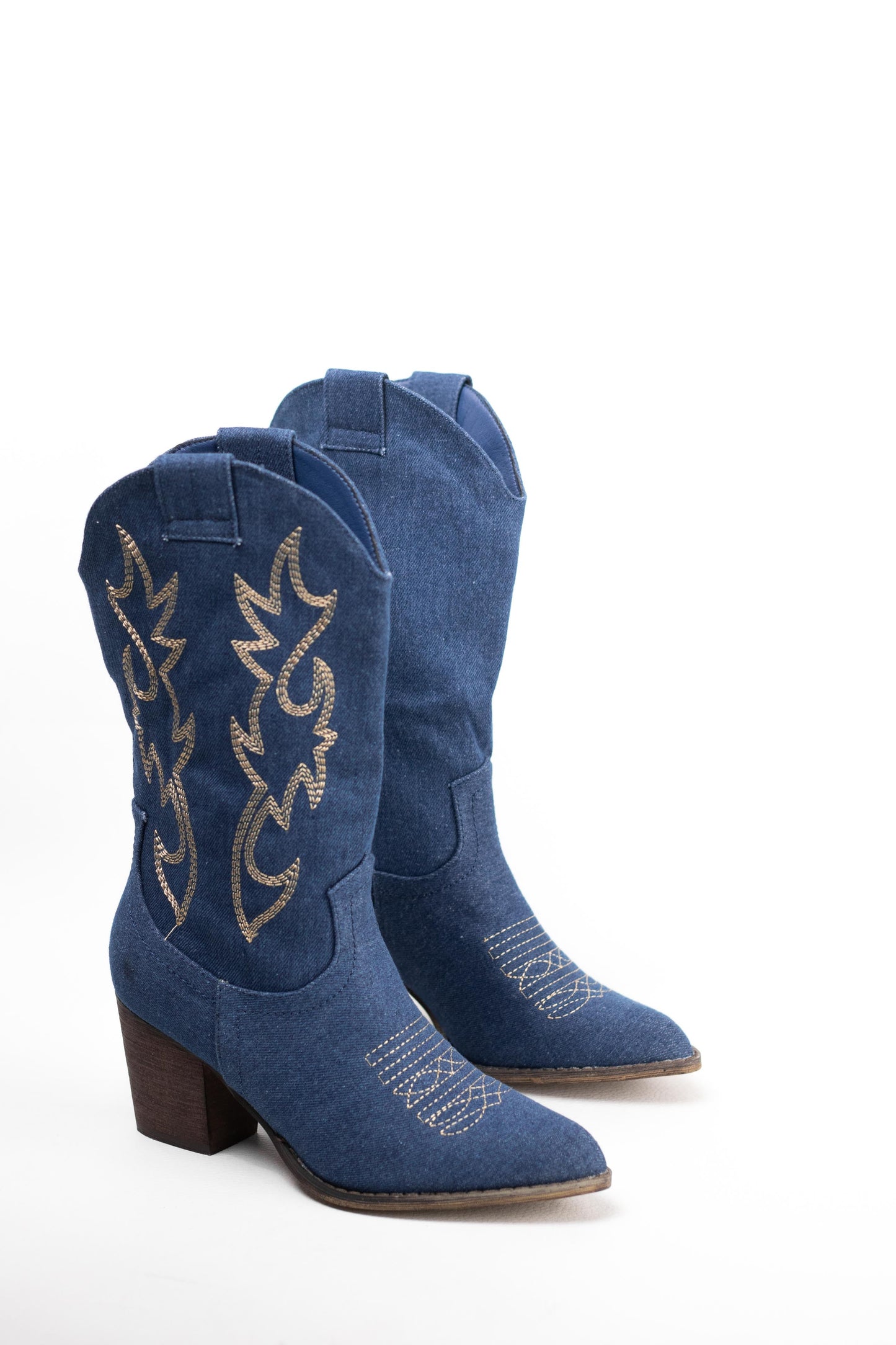 botas cowboy mujer con tacon cubano Negro 40