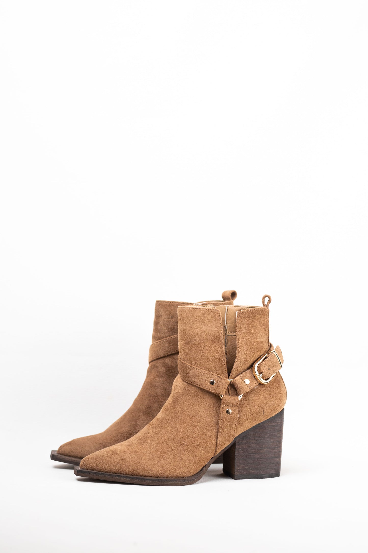 botines cowboy mujer con tacon madera Camel 36