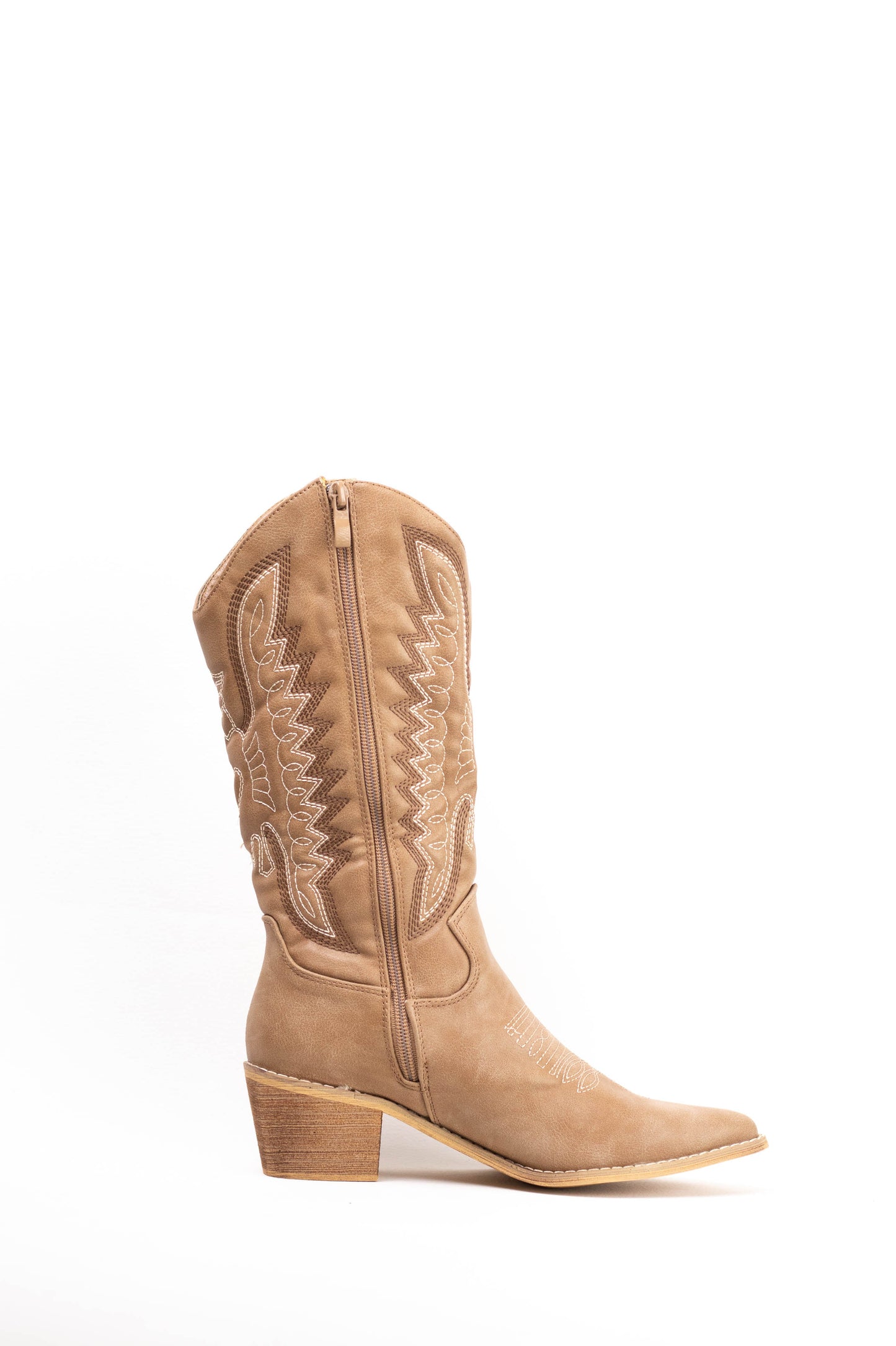 botas cowboy mujer aolchadas con tacon madera Negro 37