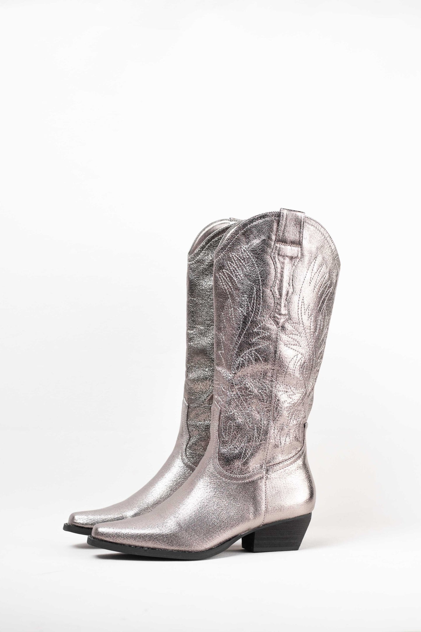 botas cowboy camperas con cremallera Gris 39