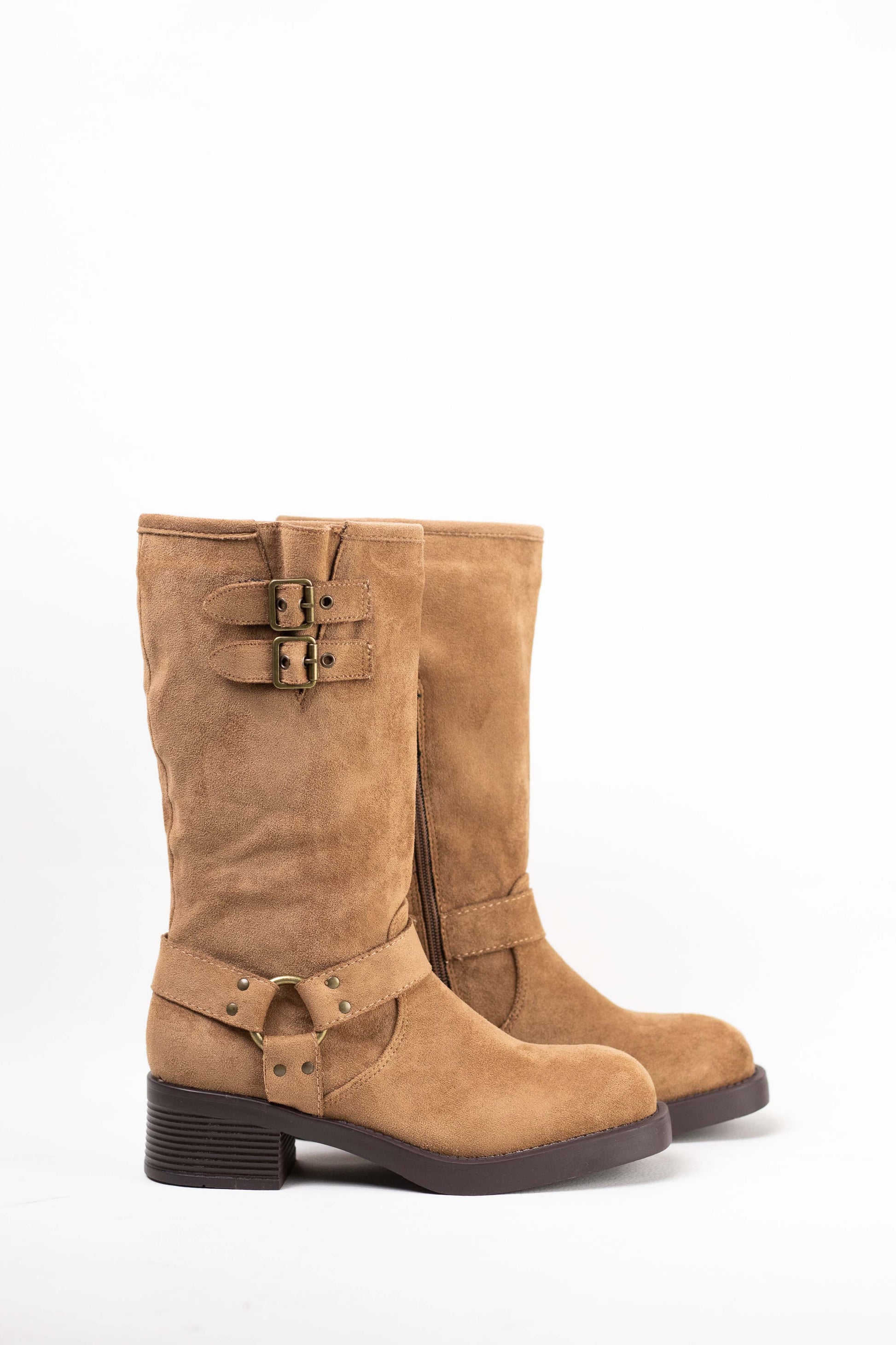 botas moteras mujer