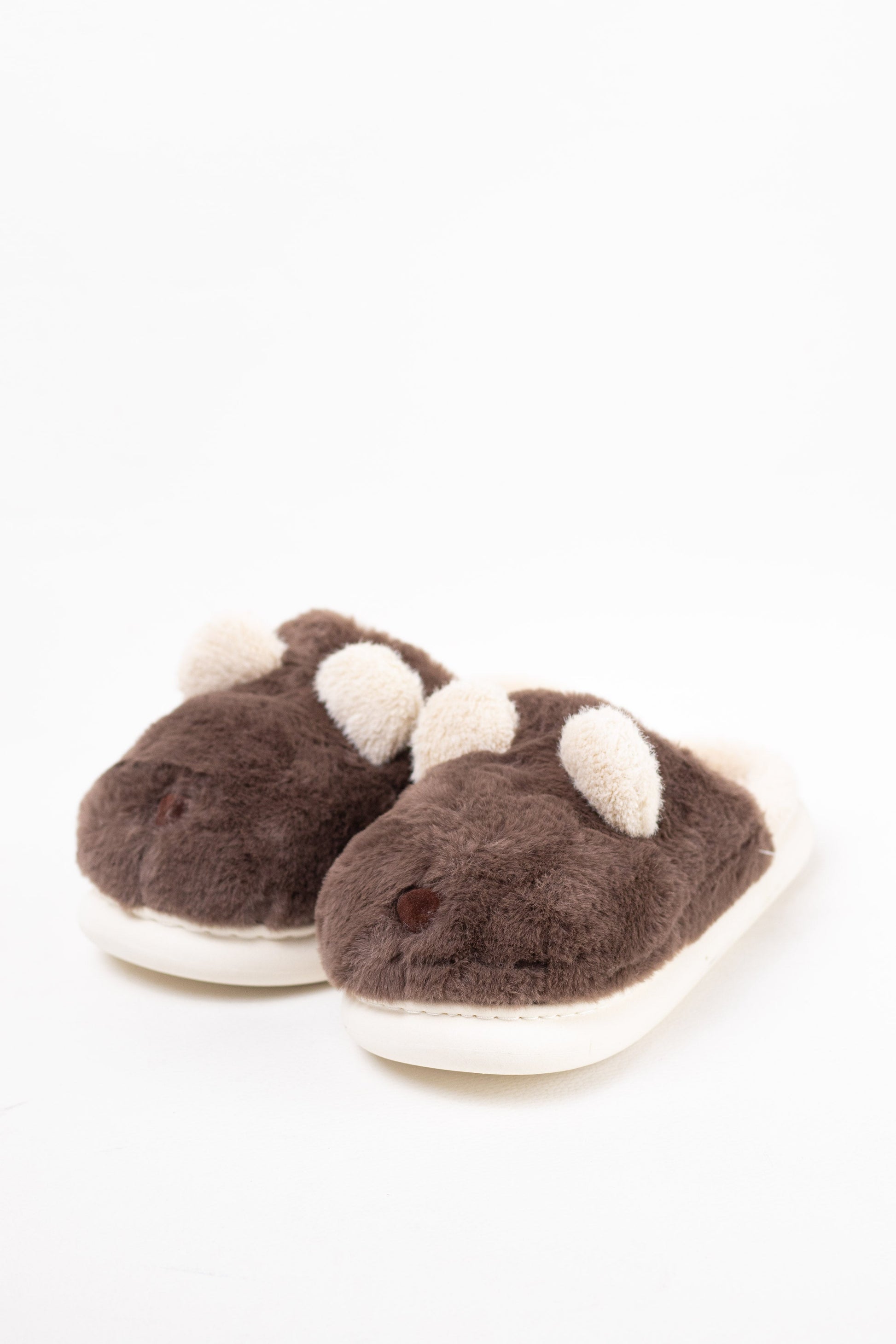 zapatillas de casa mujer efecto pelo Brown 38/39