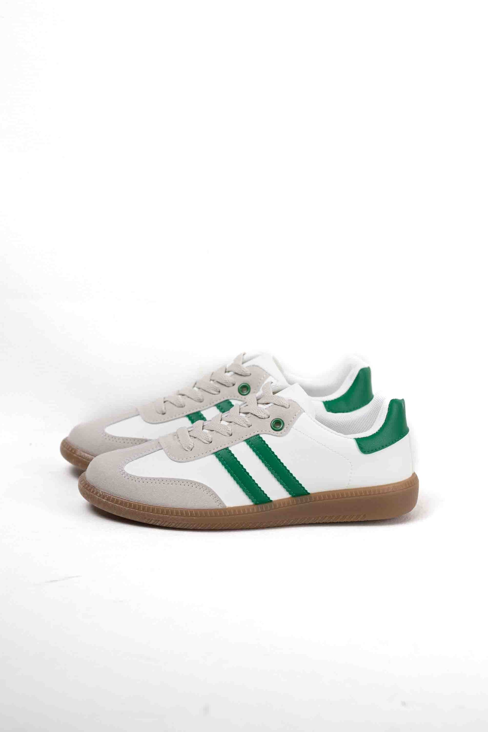 zapatillas retro mujer con cordones Verde 37