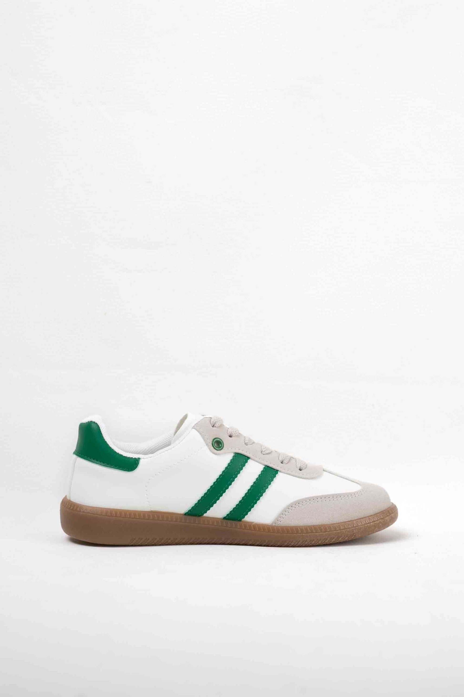 zapatillas retro mujer con cordones Verde 41