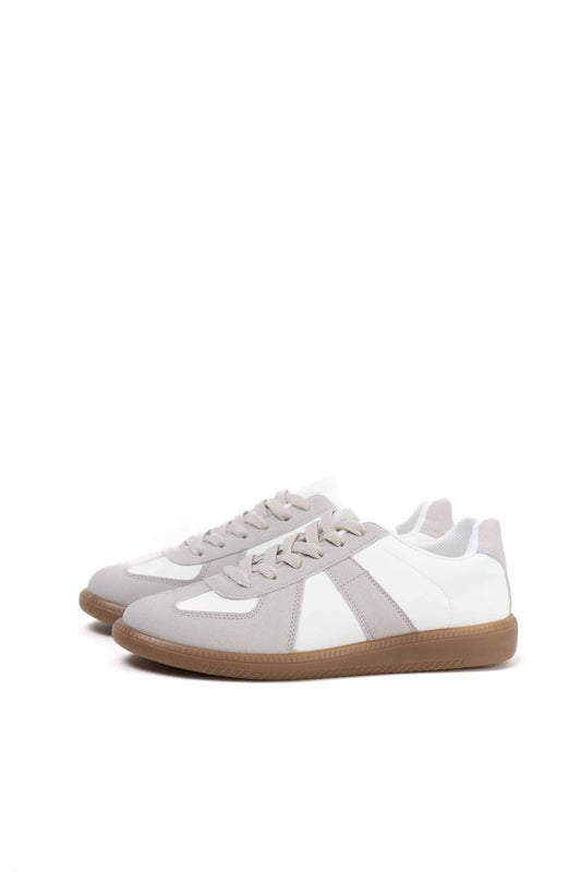zapatillas retro mujer con cordones 1 White 37