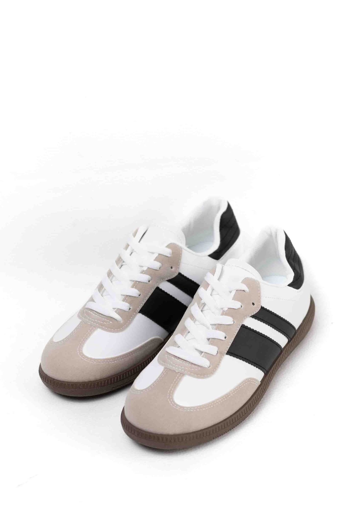 zapatillas retro hombre con cordones White/Black 41