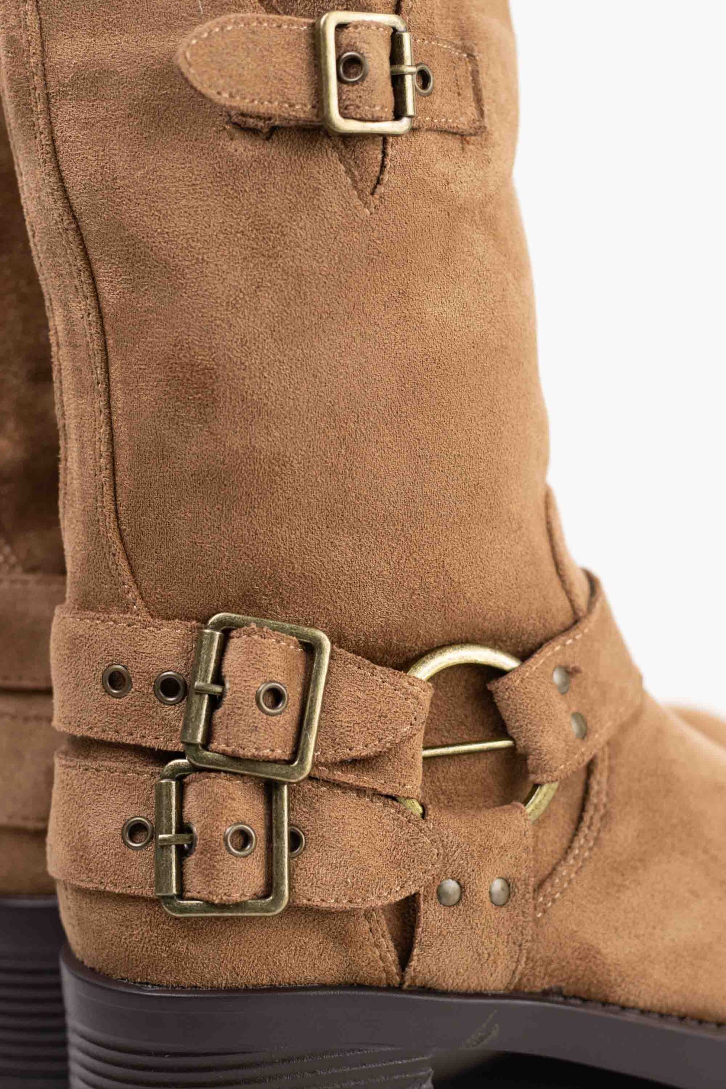 botas moteras mujer 1 Camel 36