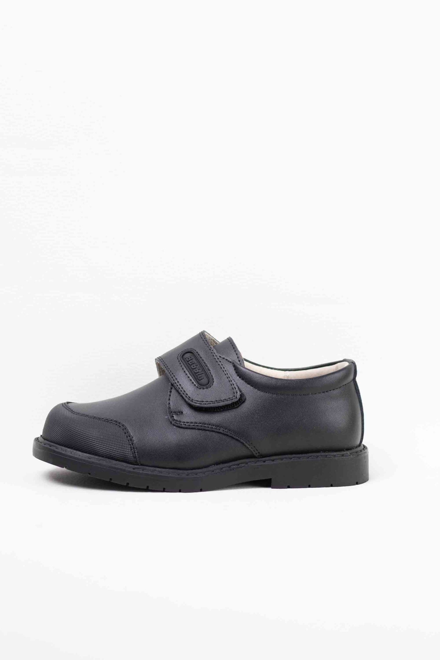 zapato colegial con velcro Negro 35