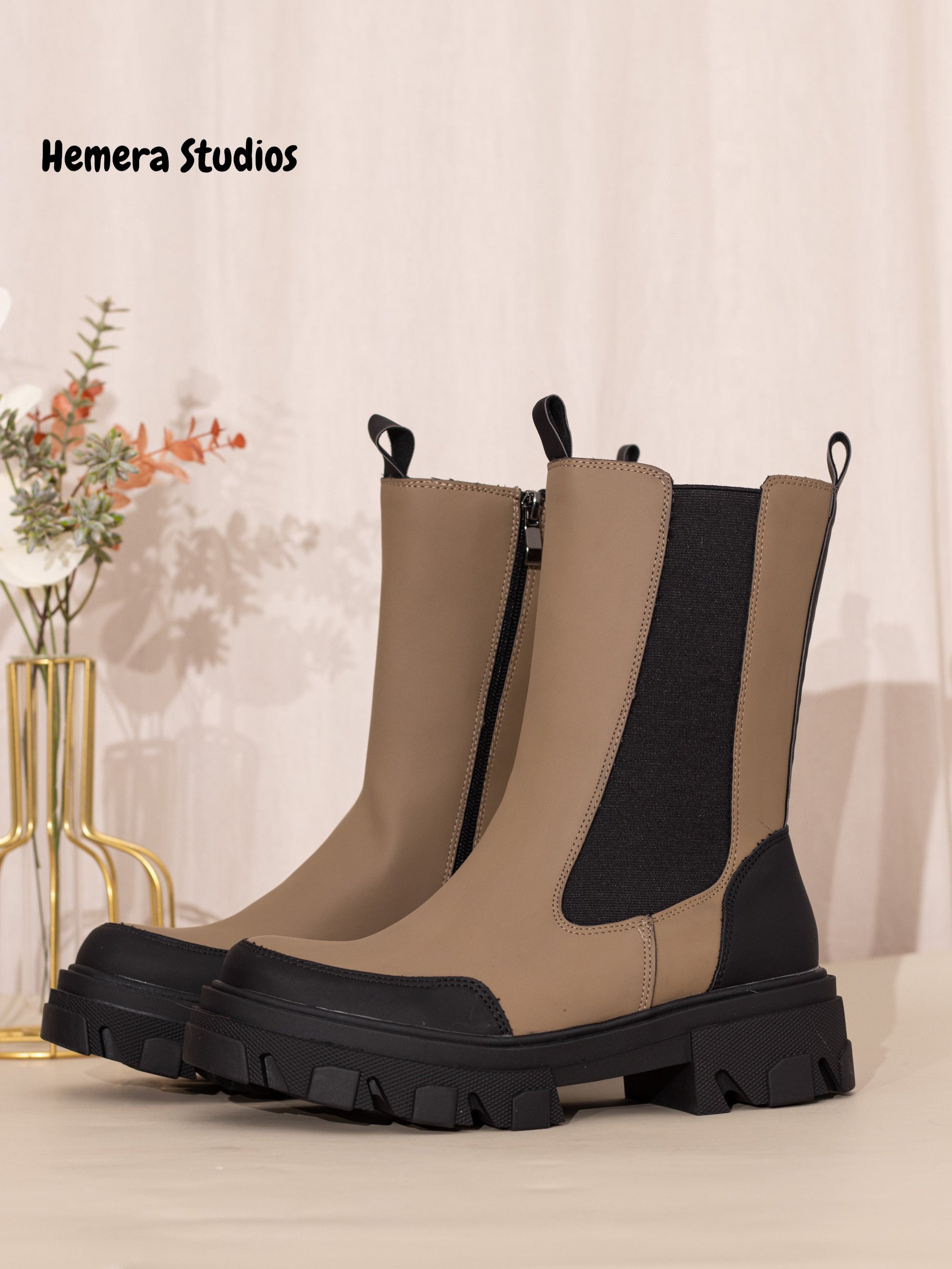 botas chelsea mujer con cremallera corina Negro 36