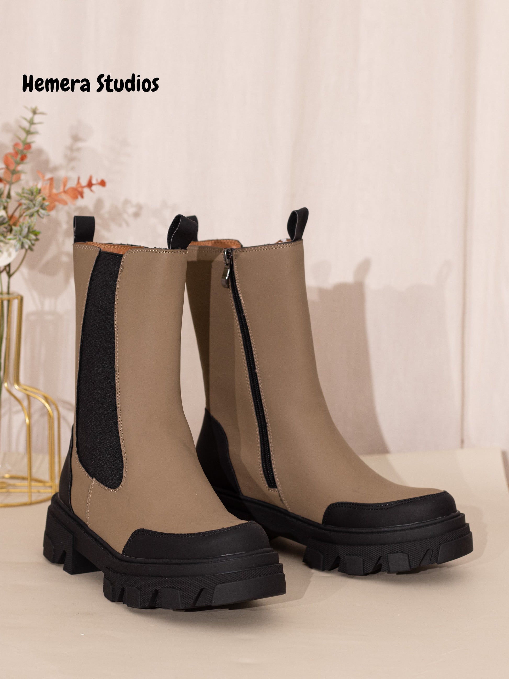 botas chelsea mujer con cremallera corina Negro 37