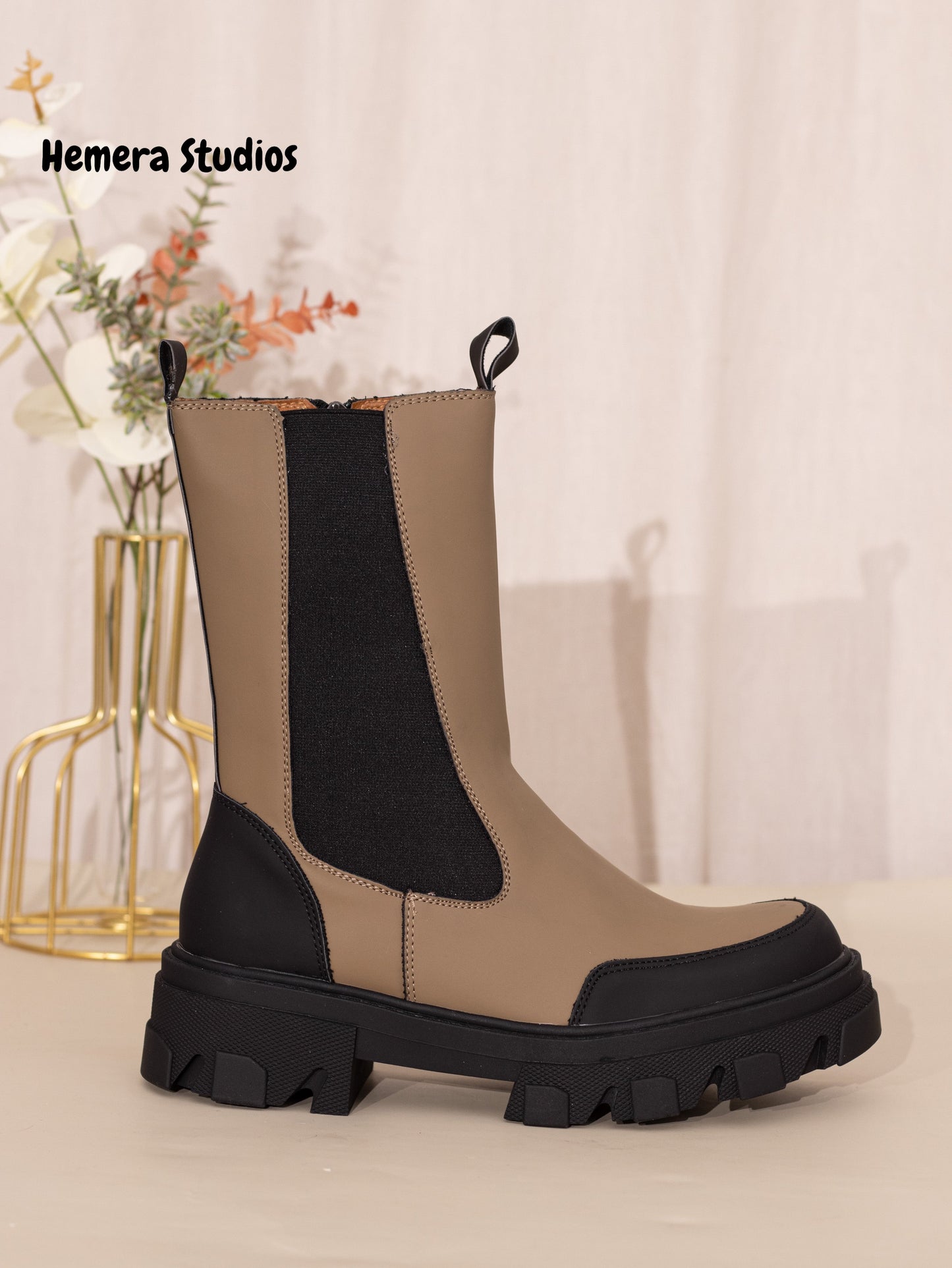 botas chelsea mujer con cremallera corina Negro 38