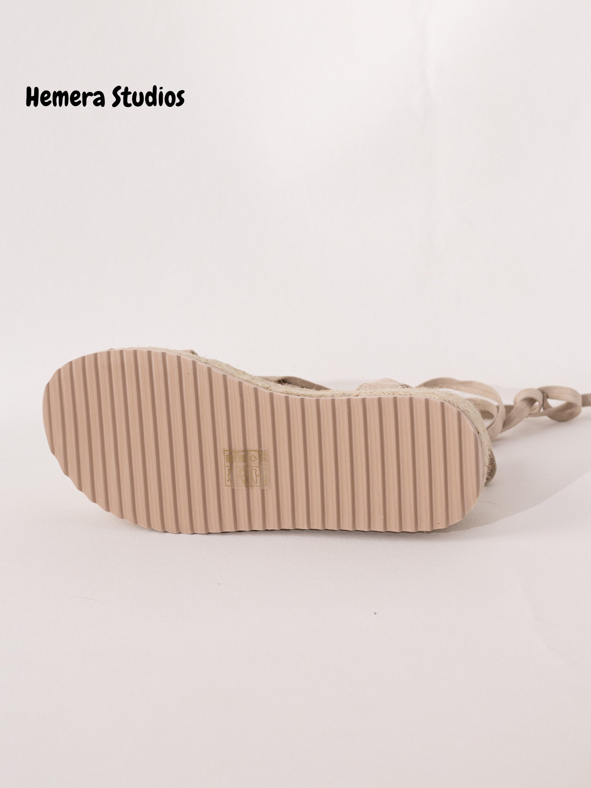 sandalias espartos plataforma con cordones mujer BLACK 38