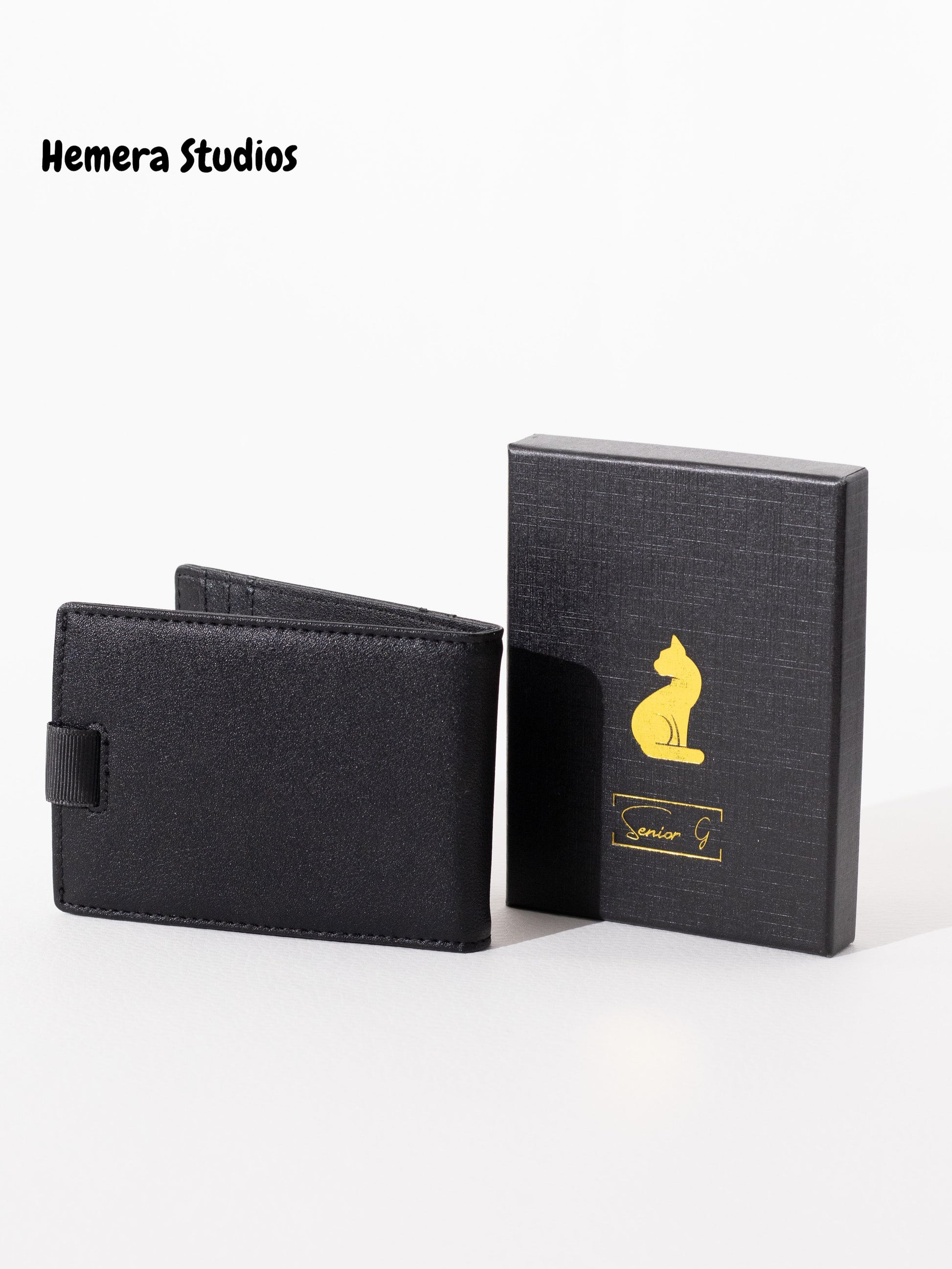 cartera hombre con seguridad de bloqueo rfid Negro 