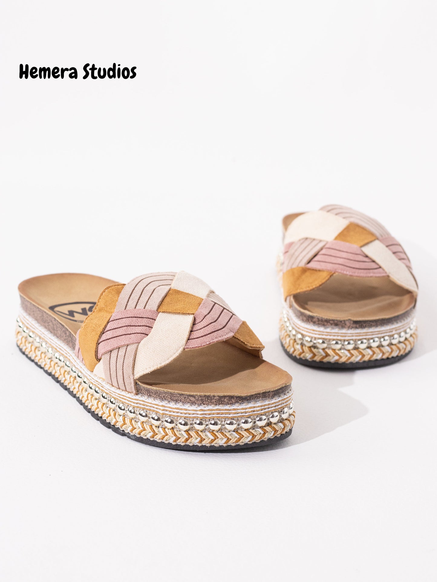 sandalias esparto trenzadas BLACK 39