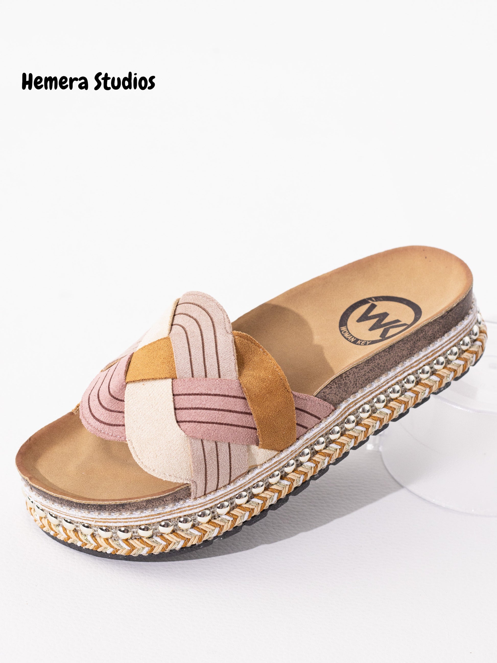 sandalias esparto trenzadas BLACK 40