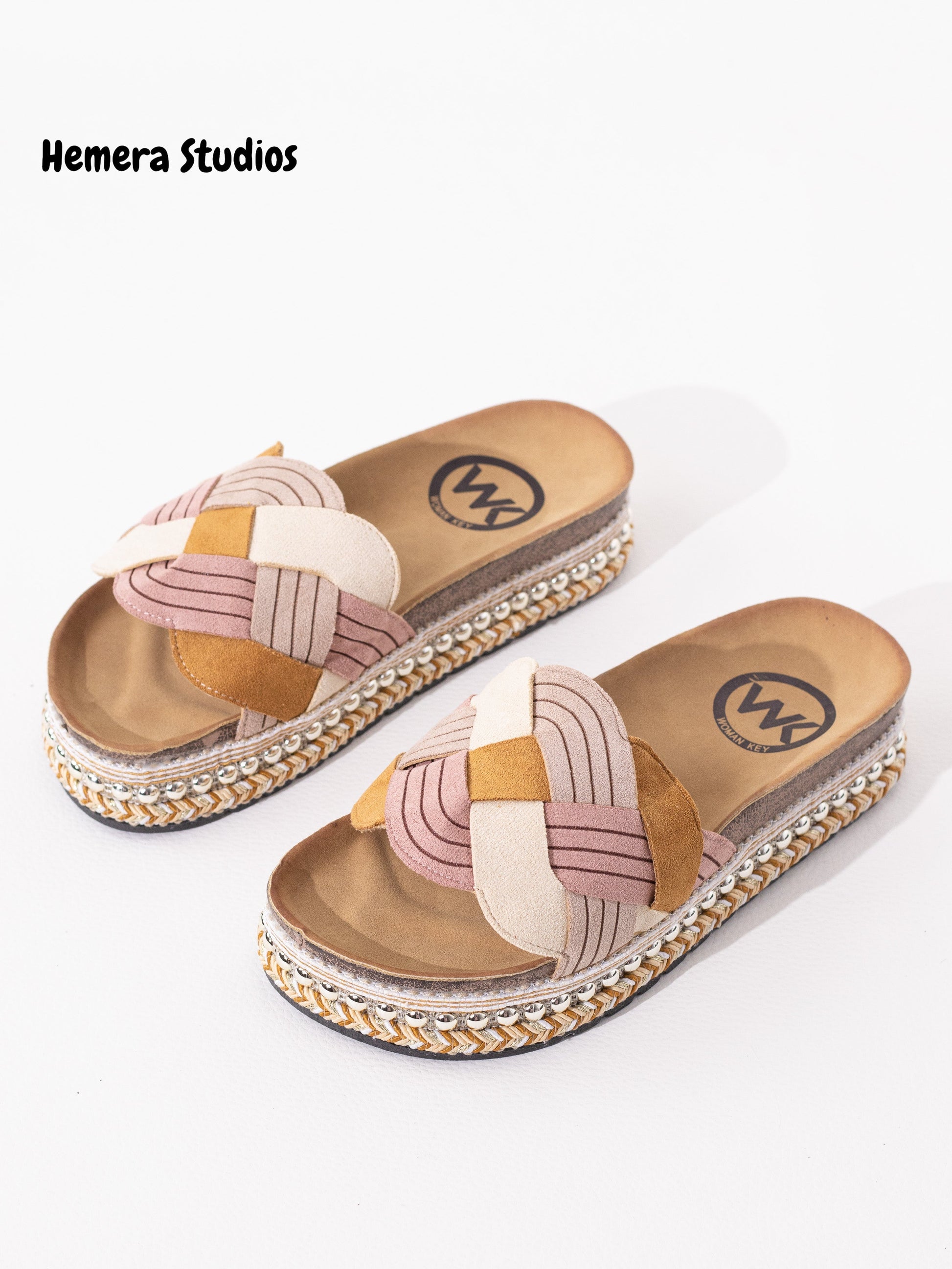 sandalias esparto trenzadas BLACK 38