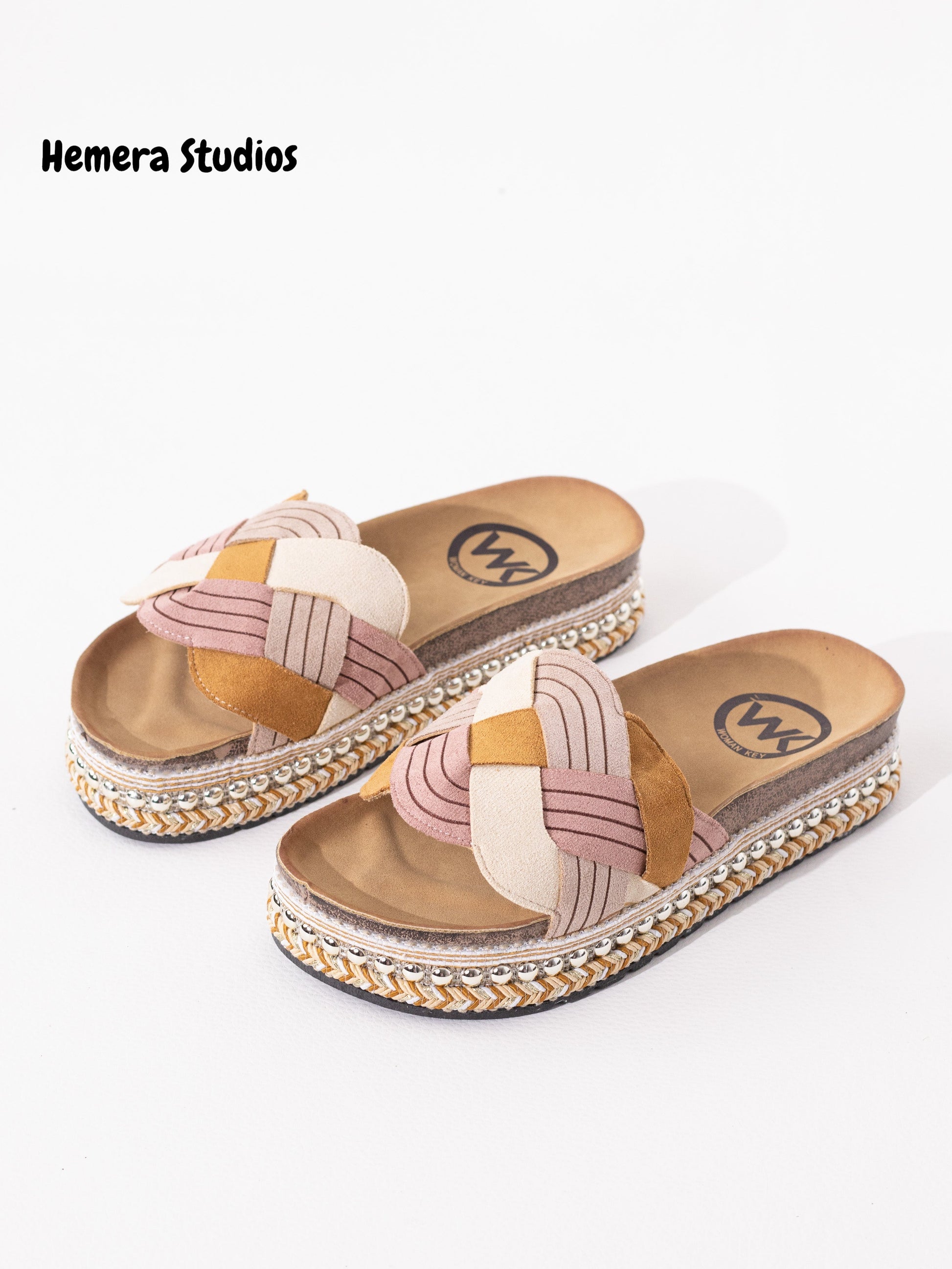 sandalias esparto trenzadas BLACK 37