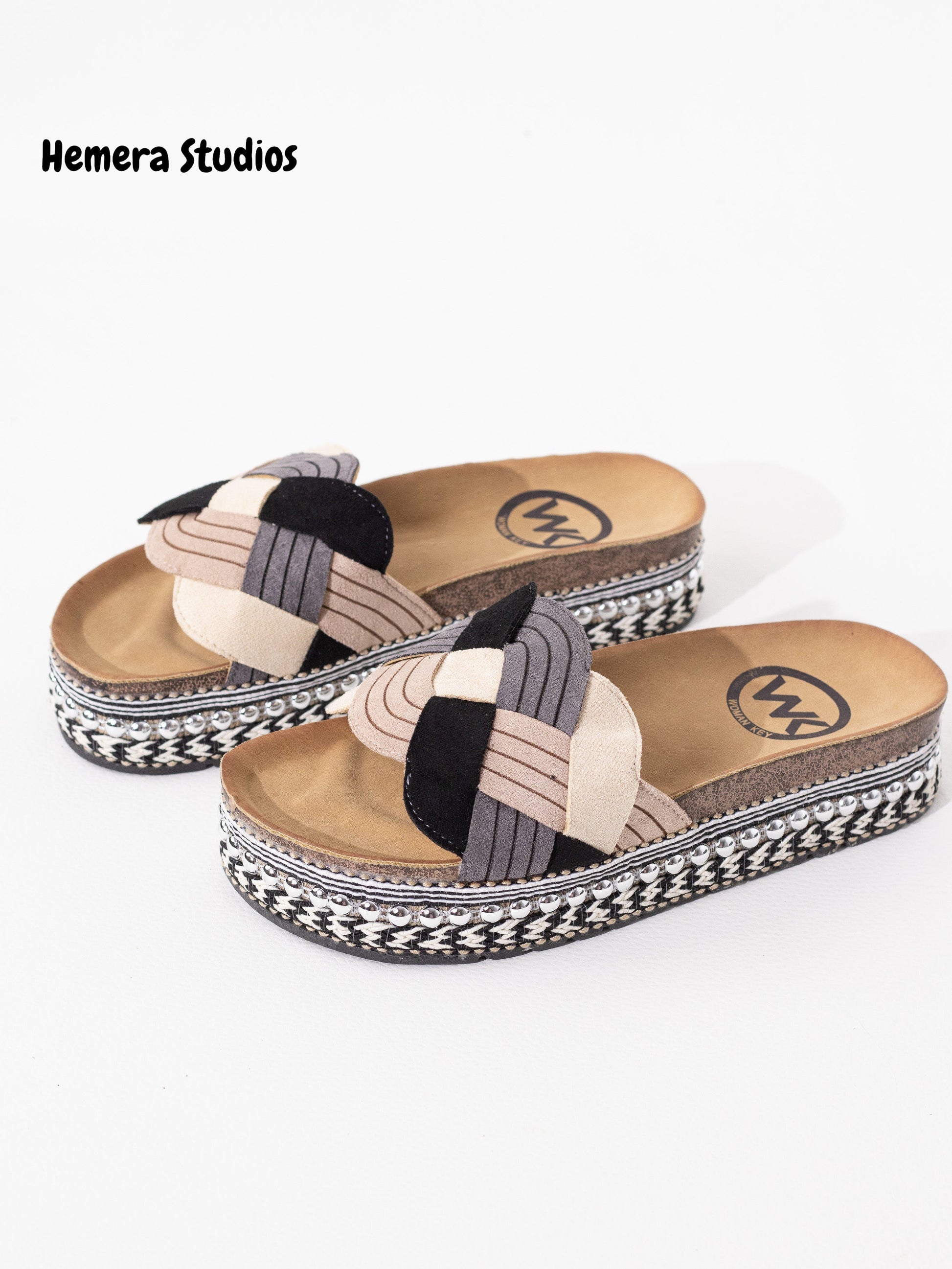 sandalias esparto trenzadas CAMEL 36