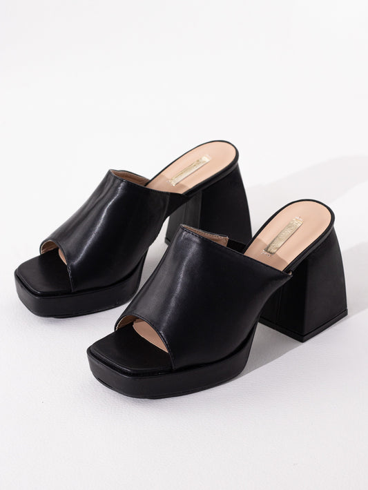 sandalias mules plataforma Nude 41