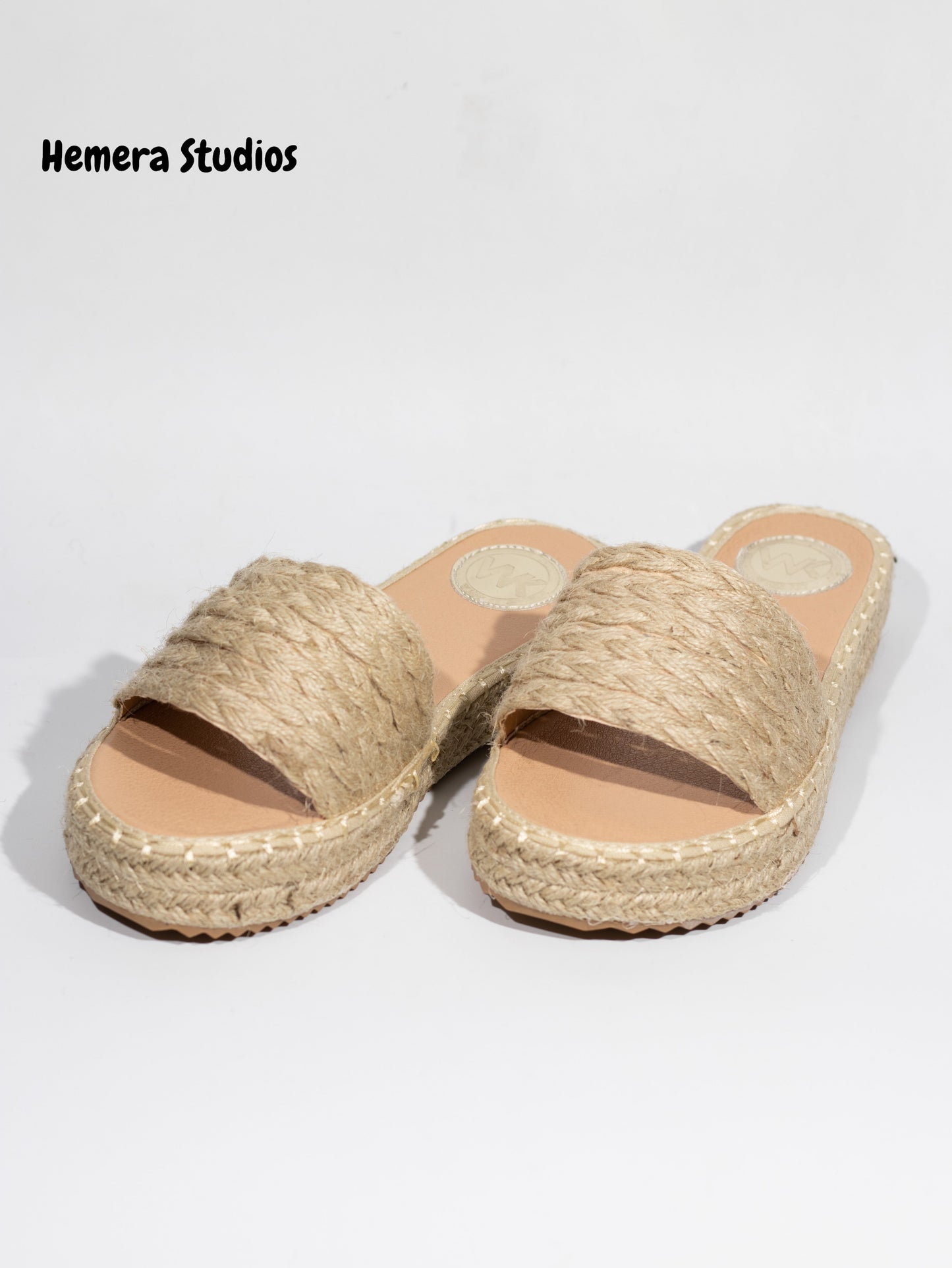 sandalias planas de esparto Natural 38