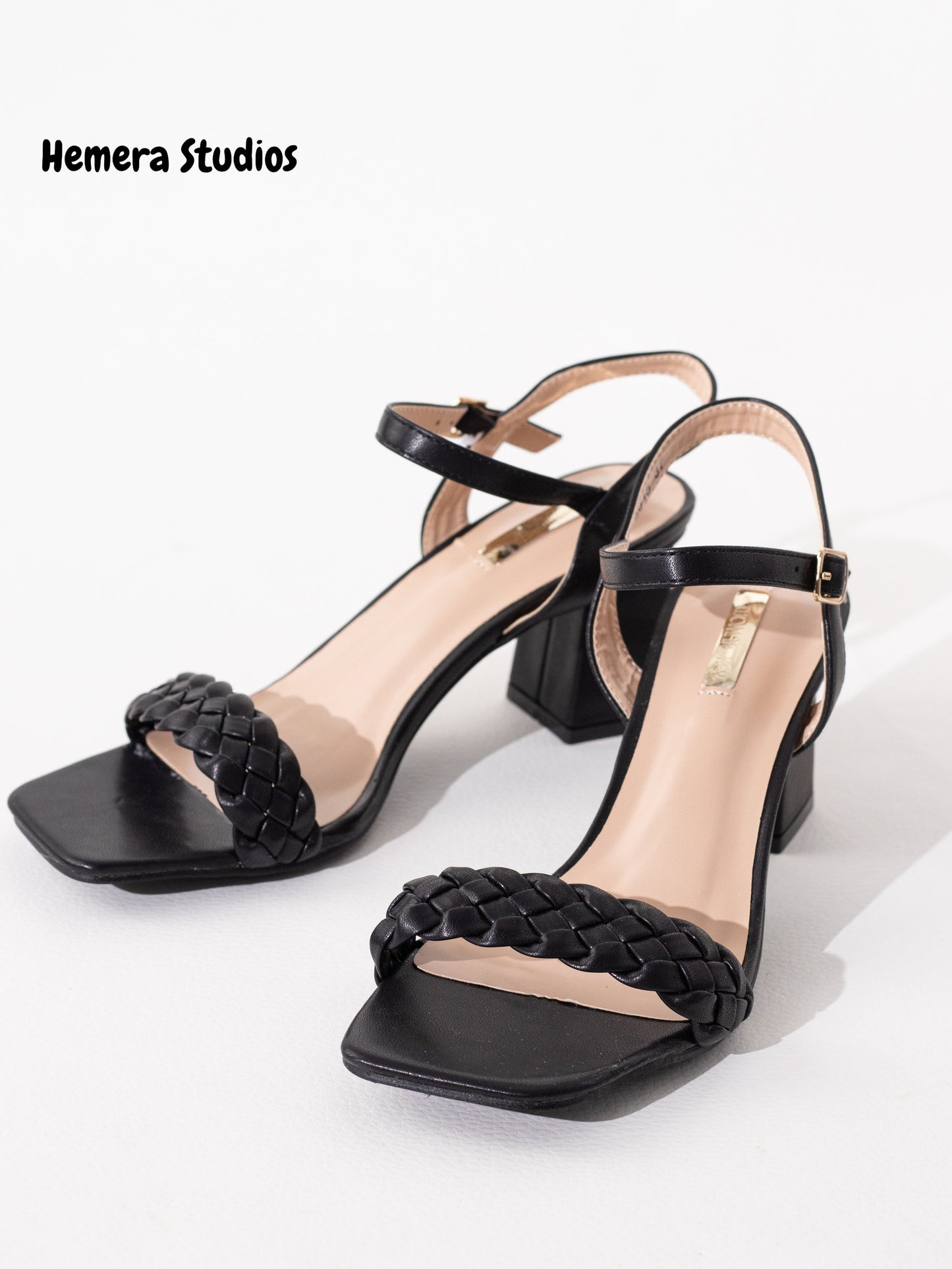sandalias trenzadas 37 Negro