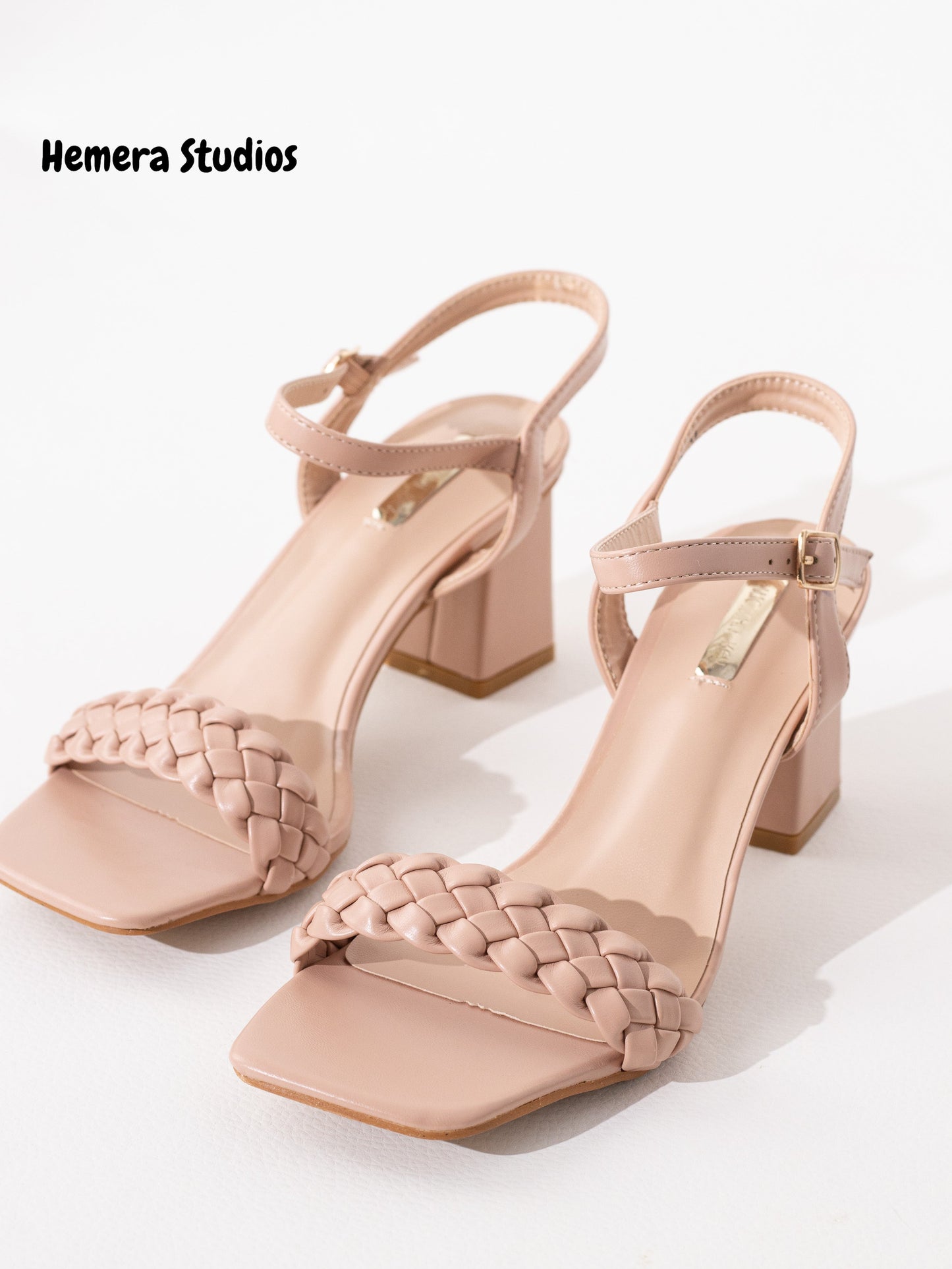 sandalias trenzadas 36 Beige