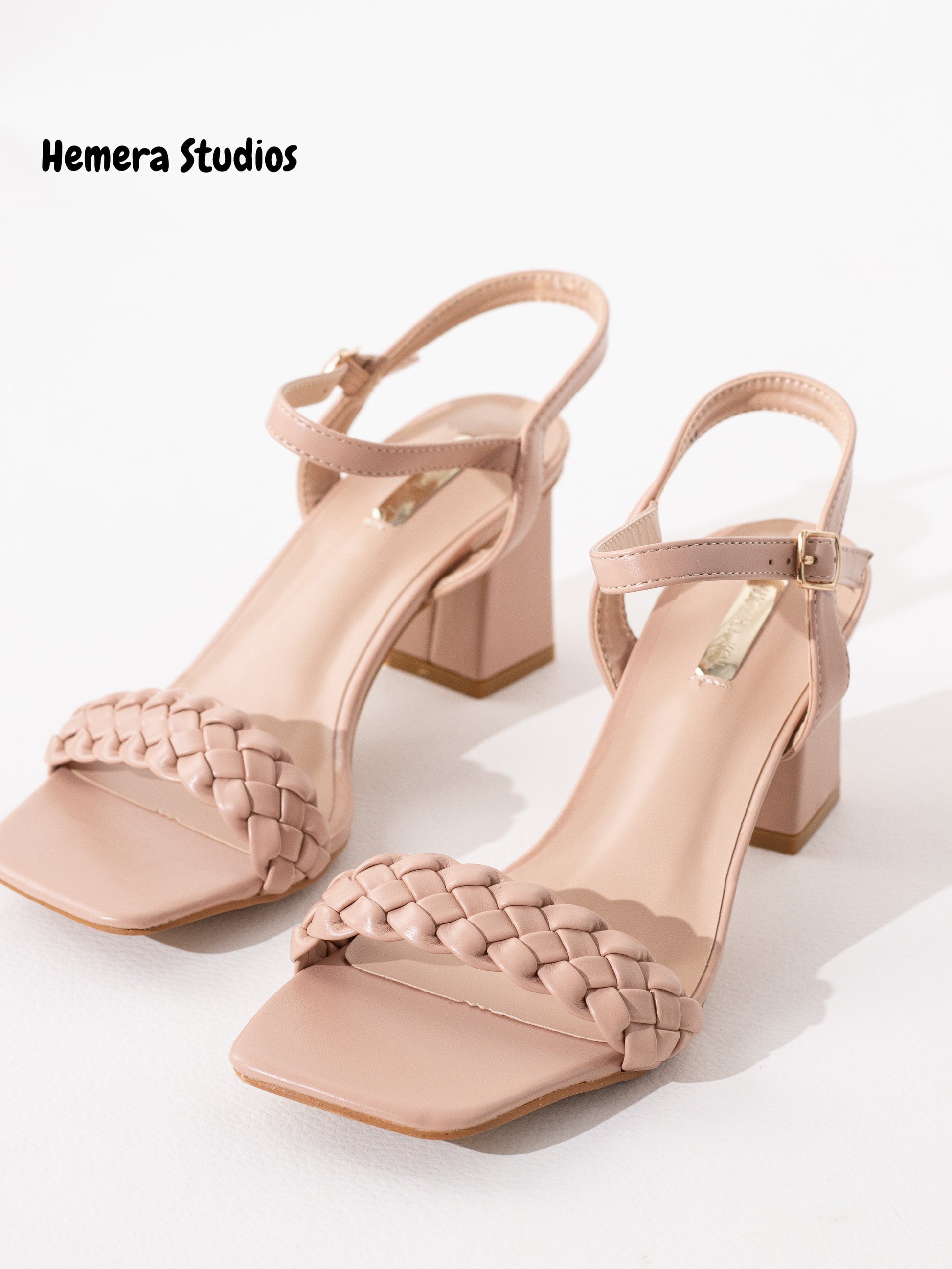 sandalias trenzadas 36 Beige