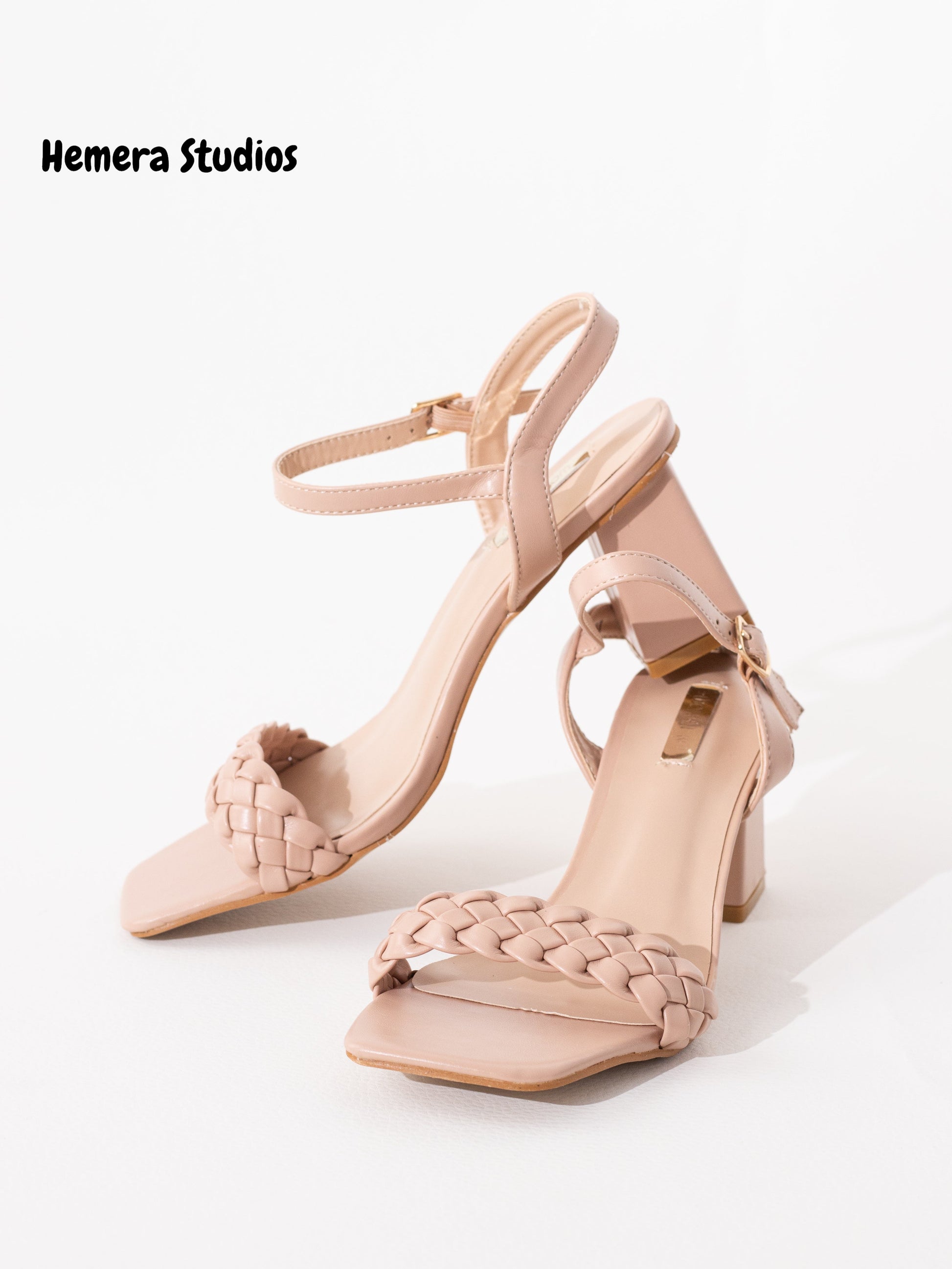 sandalias trenzadas 39 Beige