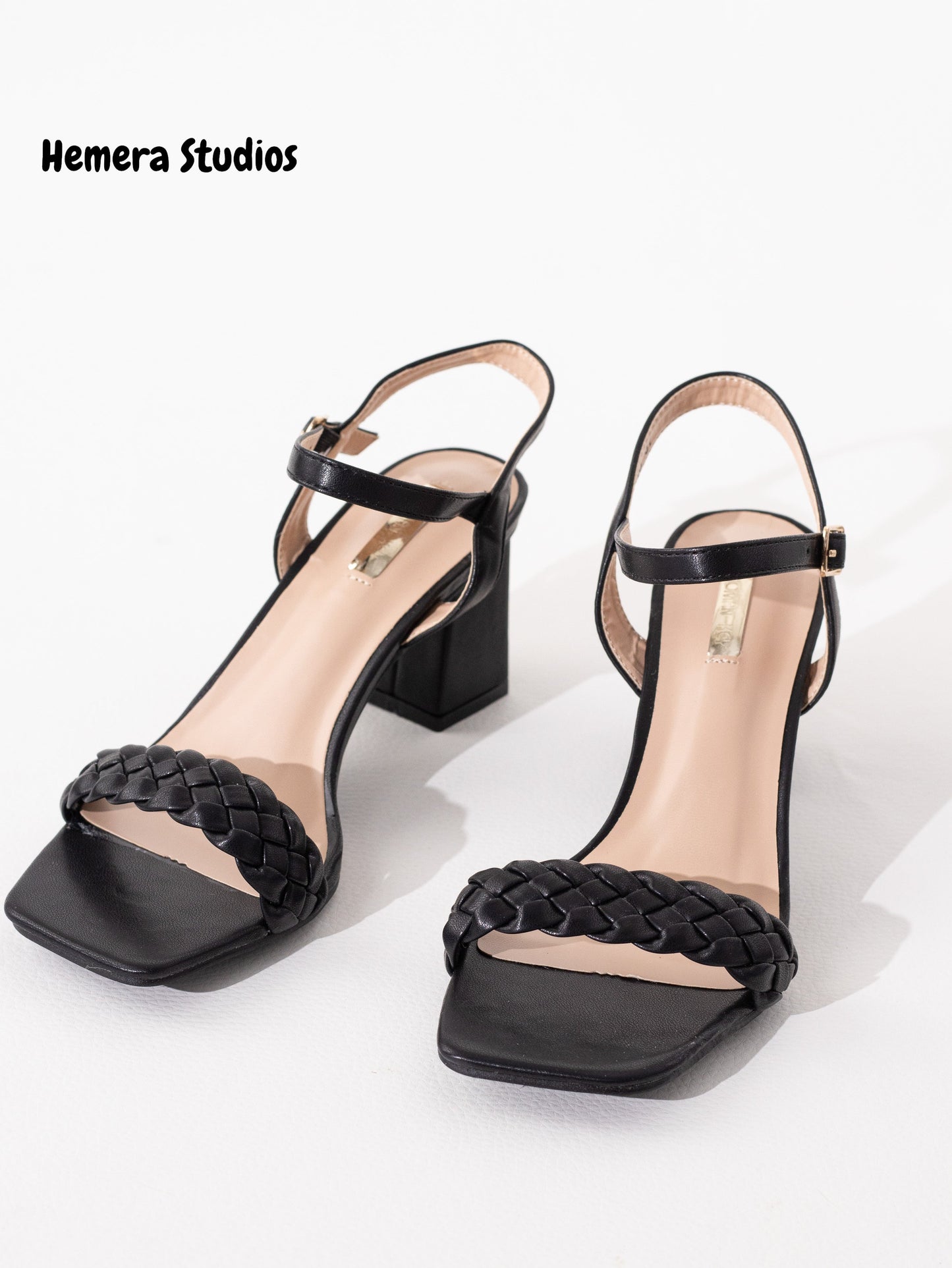 sandalias trenzadas 36 Nude