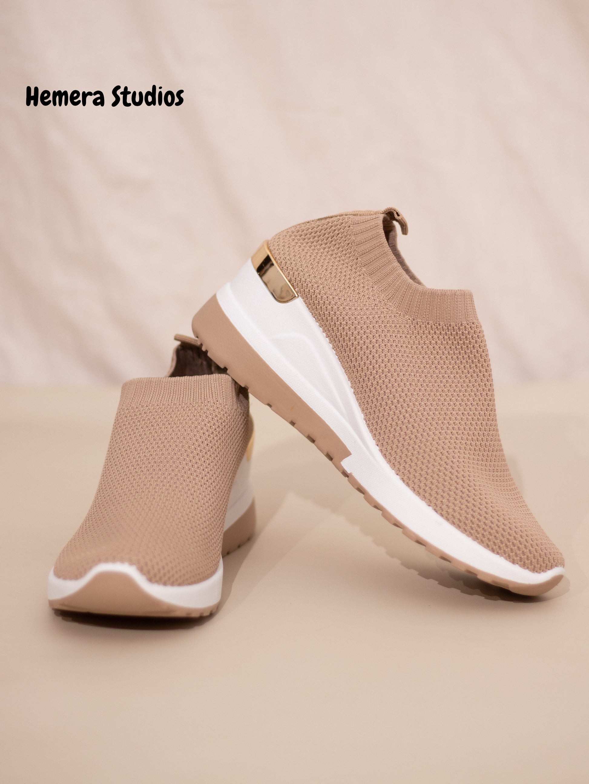 hemera studios womens sock sneakers 2021 comfortable wedge sneakers with soft sole multicolor womens shoes bambas White 37