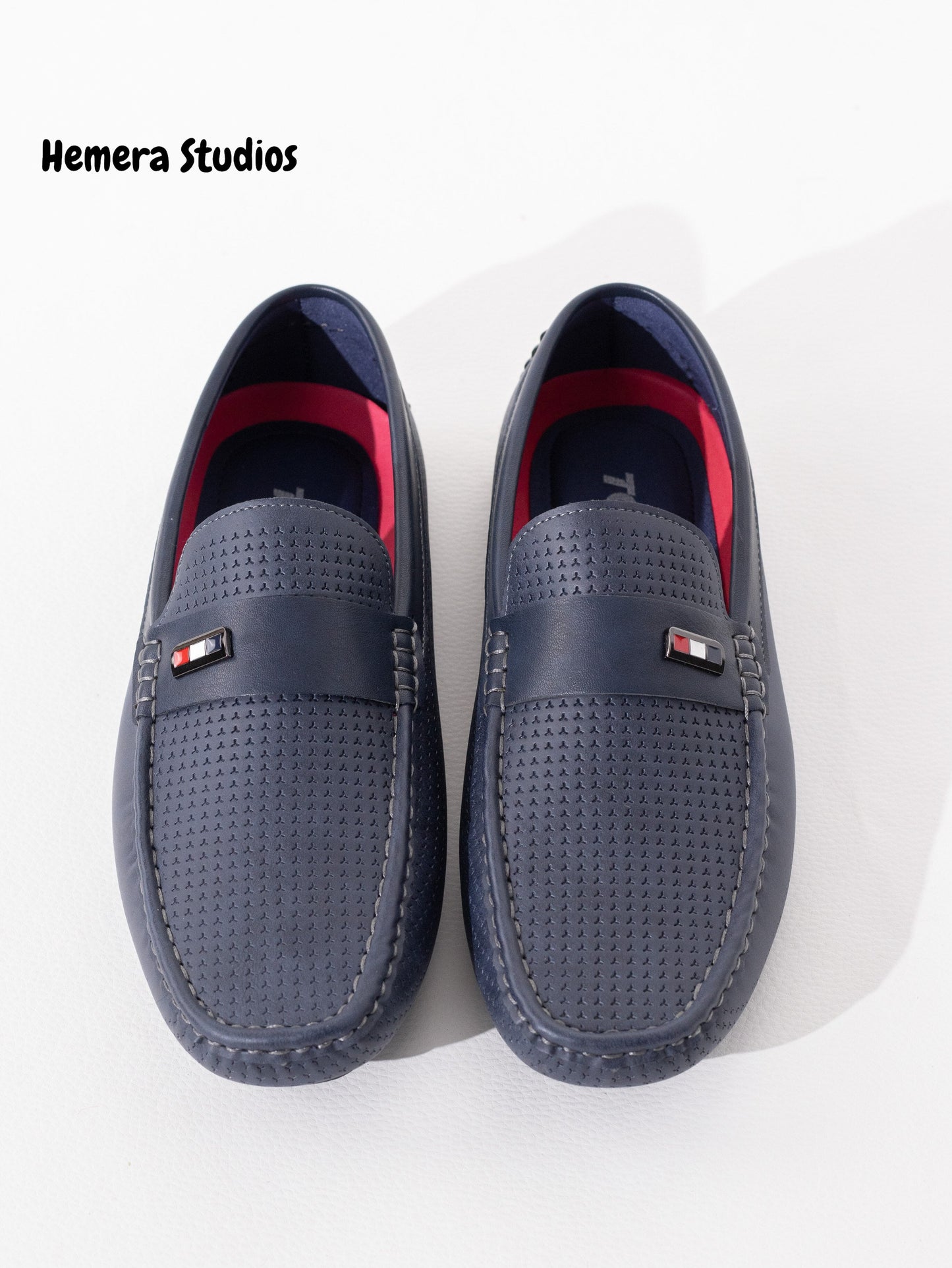 zapatos hombre tipo mocasin Azul marino 41