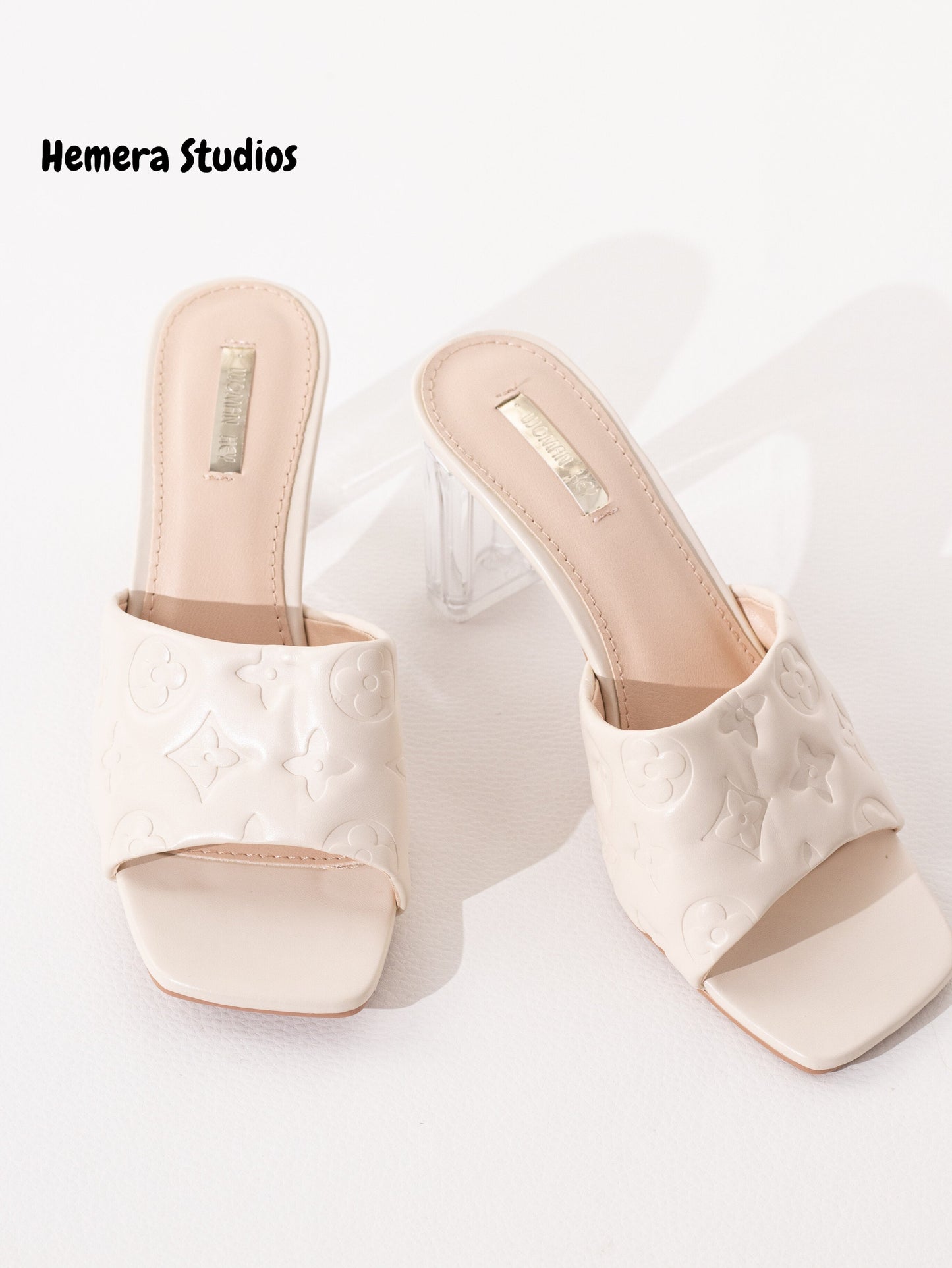 zapatos tacon transparente P8036 NUDE 40